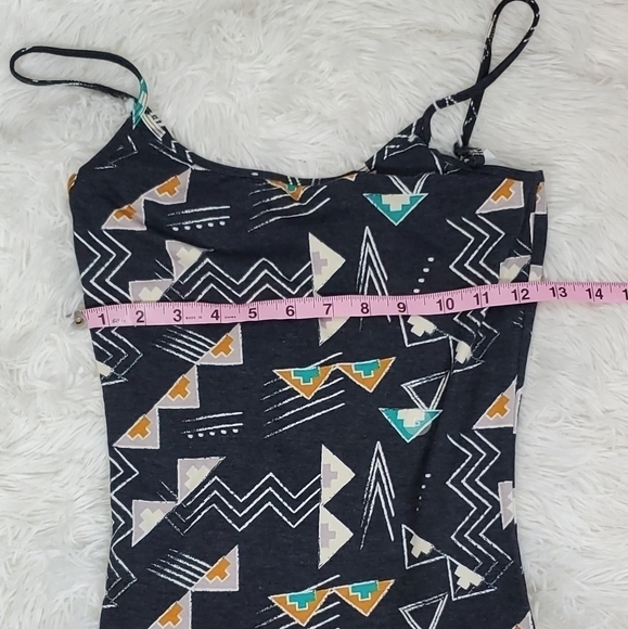 Y2K Grey Ziggy Zags By Nollie Size Small Nwt - Picture 9 of 9